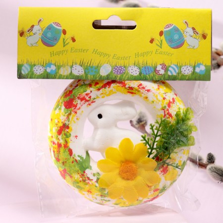 Decorative Easter suspension "Bunny" 2 × 9 × 9 cm-3