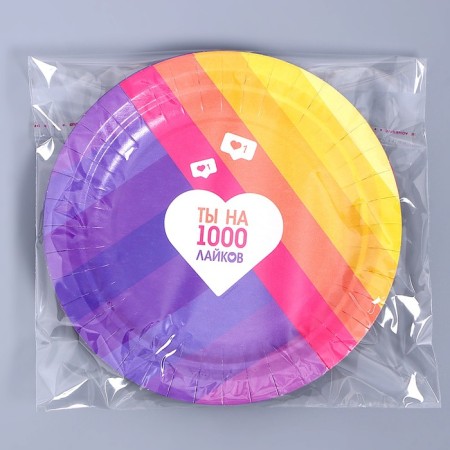 Disposable paper plate "like", 18 cm-3