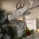 LED figure "silver deer" 30 × 46 × 15 cm, acrylic, batteries CR2032x2 (not in the kit), glow warm white
