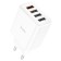 Network charger Hoco C102A, 1 USB, 18 W, 3 USB, 2.1 A, Qc, white