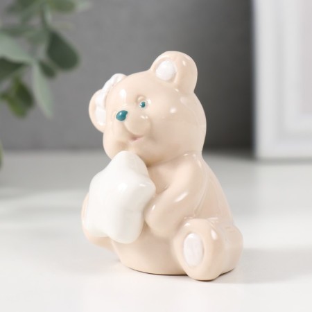 Souvenir Ceramics "Bear with pillows" mix 7x5x4.5 cm-4