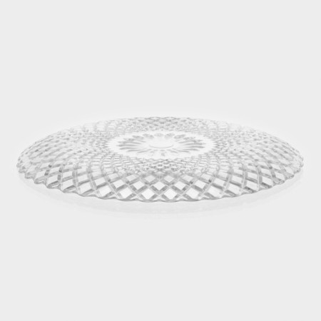 Black dinetered lunch plate "Veneto", D = 25 cm-2