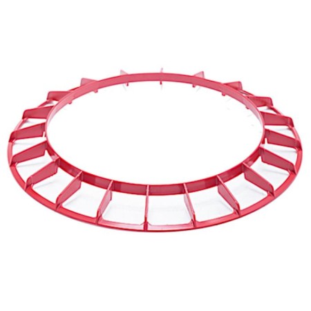 Divotive grate for bunker feeder, plastic