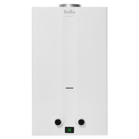 Gas column Ballu Gwh 12 Fiery, 24 kW, wall, white-1