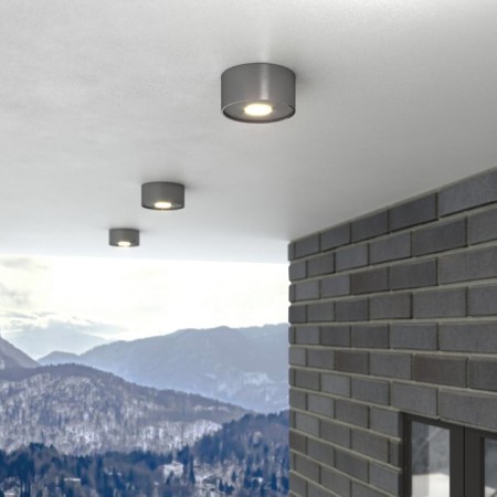 Ceiling light Elektrostandard, Light Led 12 W, 113x1113x52 mm, IP65, gray color-3