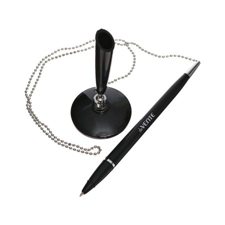 Ballpoint handle on a self -adhesive stand is devente 0.7, shift rod, blue ink, plastic spring-1