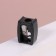 Cosmetic sharpener, with a lid, black color