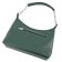 Women's bag B2788-04110, dark green color, artificial leather, 27x9x16 cm
