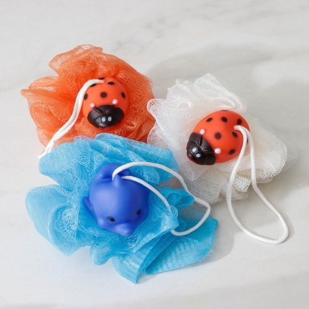Body washcloth children's share "animals", color mix-7