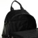 City backpack on lightning, from artificial leather, black color