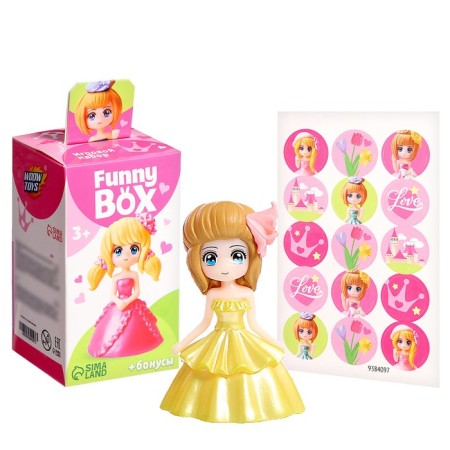 Funny Box game set, princesses, mix-3
