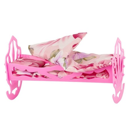 Puppet bed, with a set of linen: mattress, pillow, blanket