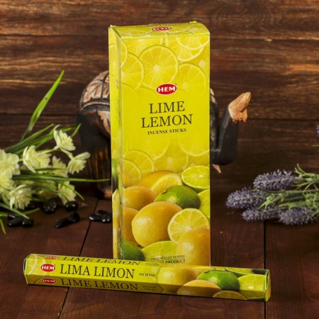Incense "hem" 20 coal sticks Lime Lemon