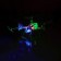 A quadrocopter radio -controlled Skydrone works on the battery, the color is blue