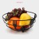 Dilyana fruit, 23 × 23 × 10.5 cm, black color