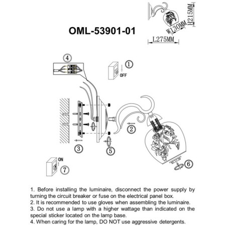 Wall lamp (sconces) Cudacciolu E14 40W-2