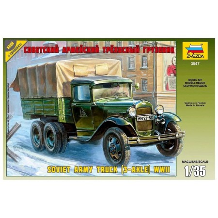 The team of truck model "Soviet Army Trinos Cargo" Star, 1/35, (3547)-2