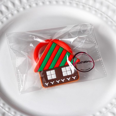 Ring for napkins Dolyana "Winter House", 6 × 6 cm-4