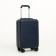 Small suitcase 18 "on lightning, code castle, 4 wheels, blue color