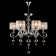 Chandelier Maytoni Mod603-06-N, 6HE14, 40W, 71x71x118.2 cm, chromium color