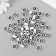 Beads for creativity Plastic "English Bukva in a circle" White on a black set 20 grams 0.6x1x1 cm