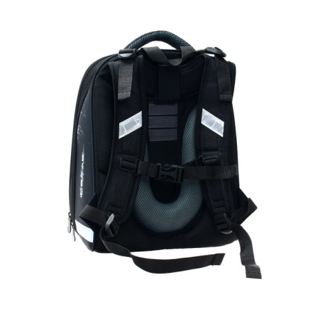 School backpack 38 x 30 x 16 cm, ergonomic back, stavia "bullet", multicolor-1