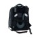School backpack 38 x 30 x 16 cm, ergonomic back, stavia "bullet", multicolor