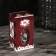 LED figure "Bronze Lantern with Santa Claus" 7 × 13 × 3.5 cm, plastic, batteries AG13x3, glow warm white