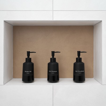 Magma liquid soap dispenser. Moroshka, 7x7x17.8 cm, black color-5