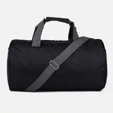 Sports bag with lightning, long belt, black color-1