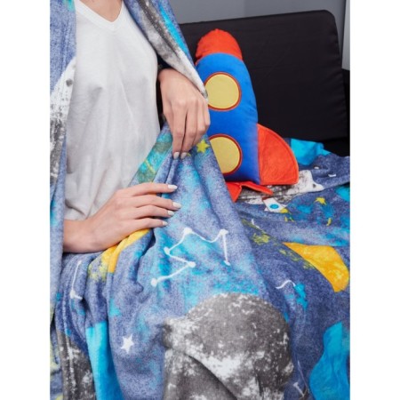 Cosmos plaid, size 150x200 cm-1