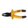 Dielectric tundra pliers, insulating handles made of rubber up to 1000 V, 180 mm