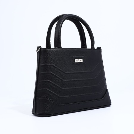 Olivi-tout bag on lightning, black color-3