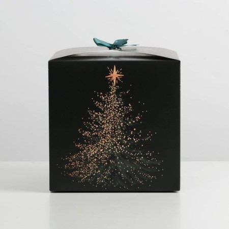 Folding box "Happy New Year", 18 x 18 x 18 cm, new year-3