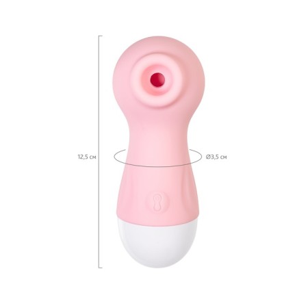 Vacuum-wave stimulator Flovetta ixora, 9.8 cm, silicone, pink color-9