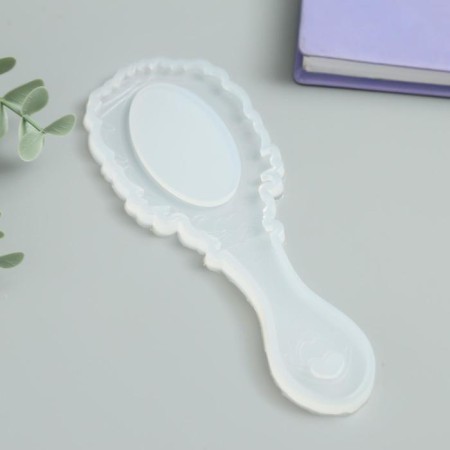 Mold Silicon "Mirror with a heart" 0.8x5.5x17 cm-1