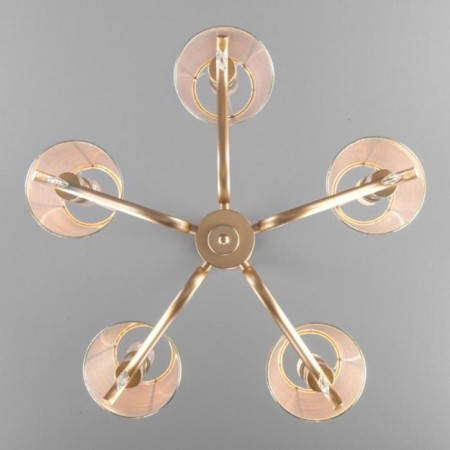 Alcamo chandelier, 5x40W E14, color gold-6