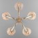Alcamo chandelier, 5x40W E14, color gold