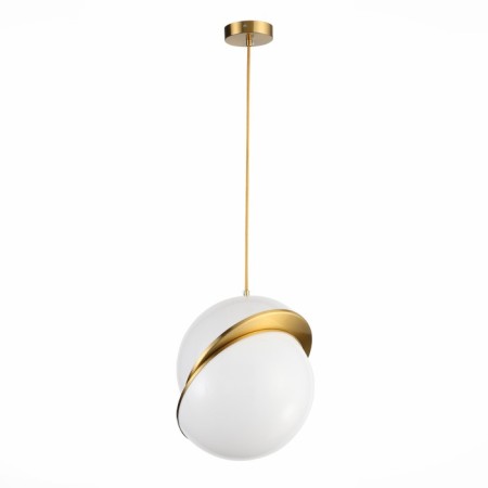 Suspension lamp ST LUCE. SL1164.323.01. Laico. 1x60 watts, E27, 30x30x35 cm, brass color