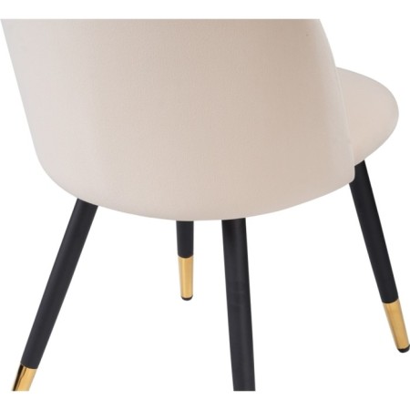 GABI Metal Metal Metal Carcass/velor, black/beige 49x53x79 cm-5