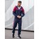 Sports costume men's ise, size 52, burgundy color, dark blue