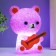 Nightmare "Bear" Led RGB from 3xlr44 mix 10x10x15.5cm Risalux