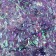 Glitter for creativity 45 grams "Play of violet" 18x12 cm