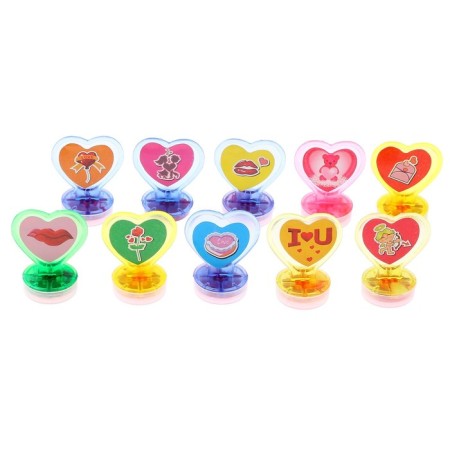 Printing color "Romantic hearts" set of 10 pcs.-2