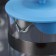 Teapot of a tender jacket - press "Garzon", 800 ml, glass, blue color