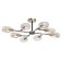 Hamburg chandelier, size 86x24x86 cm, 320W 8xe14 IP 20