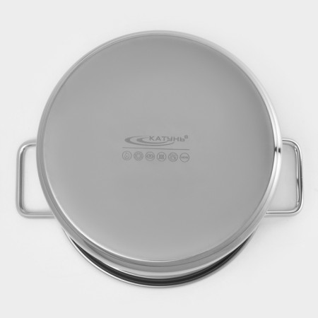 Poster "General catering", 15 l, d = 30 cm, h = 25 cm, metal cover, with a heat distribution layer-3