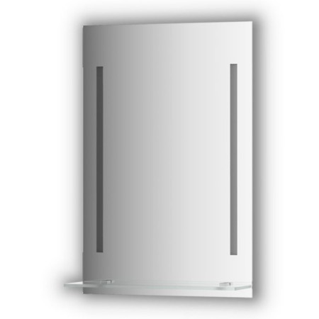 A mirror with a shelf 50 cm, with 2 built-in LED-lights 11 W, 50x75 cm, evoForm