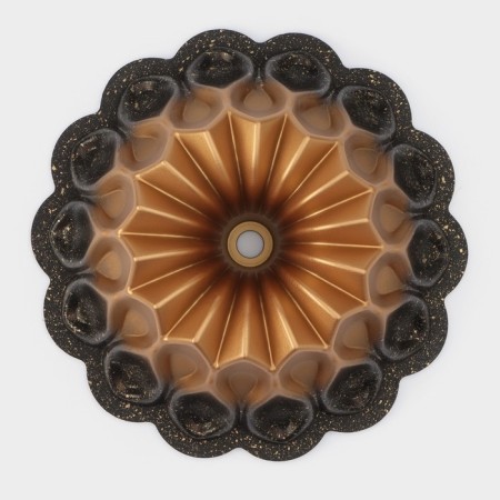 Baking form 26x10.4 cm volcano gold color-1