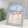 Photo frame plastic 15x20 cm "Black lines on white" 23.5x18.5 cm